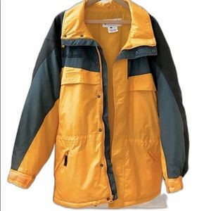 🍃Columbia  |Yellow, Black, Green Jacket